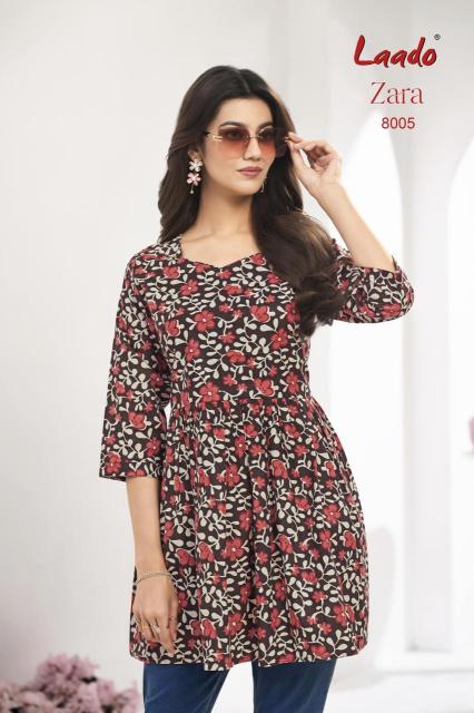 Laado zara vol-8 short top kurtis wholesale suppliers in online